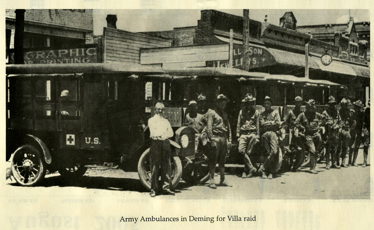 Army Ambulance In Deming For Villa Raid - Near Camp Cody