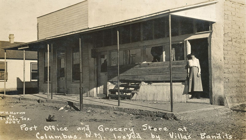 Post Office And Grocery Store At Columbus, New Mexico
