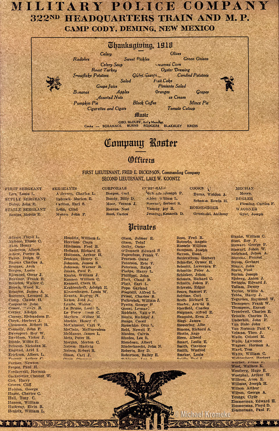 322nd Military Police Company Headquarters Train