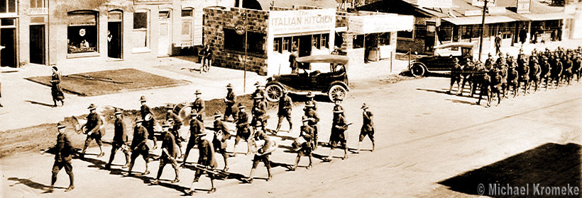A Military Band In Deming ,New Mexico