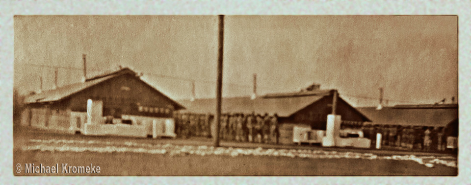 Mess Halls and Men at Camp Cody, Deming, New Mexico - 1917