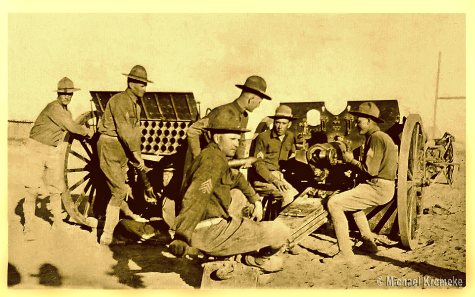Camp Cody Gun Crew Ready For Action