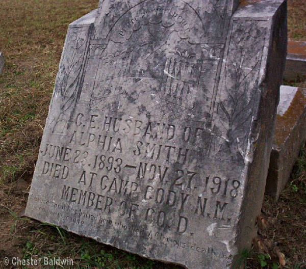 C.E.,  Husband of Alphia Smith