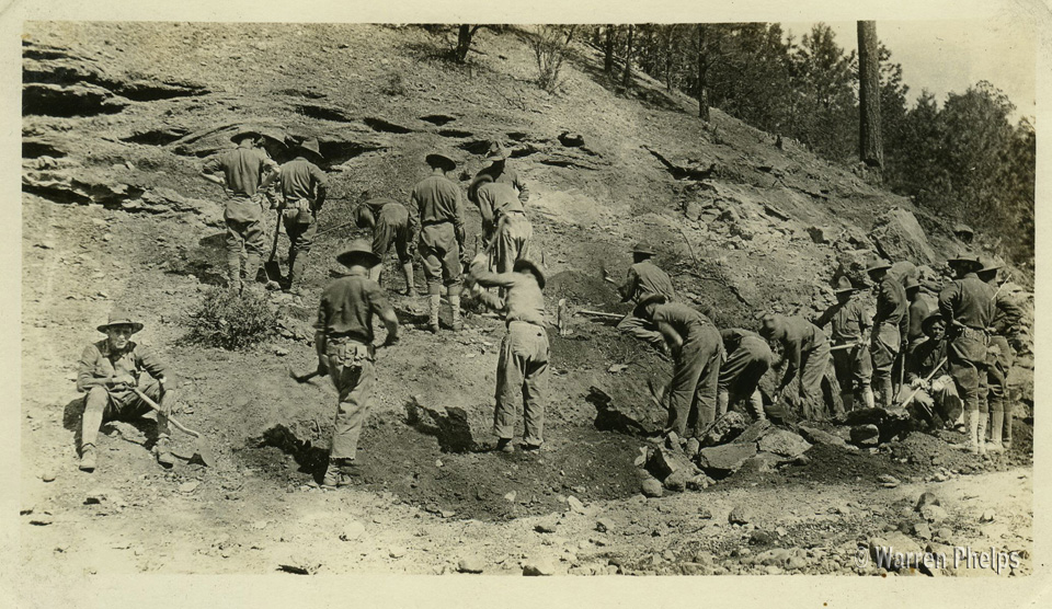Camp Cody Sodiers On Training Hike