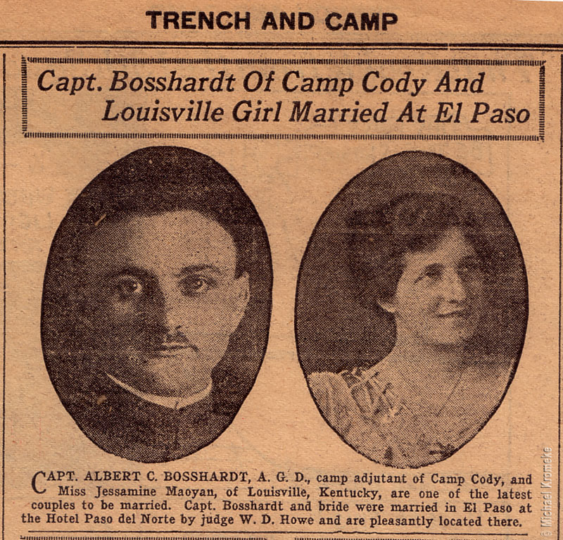 Albert Bosshardt and Miss Jessamine Maoyan Married