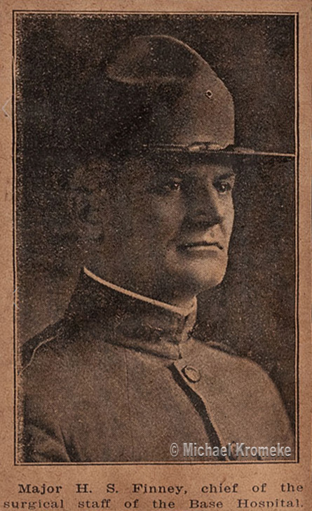 Major H. S. Finney Chief Of The Surgicl Staff
