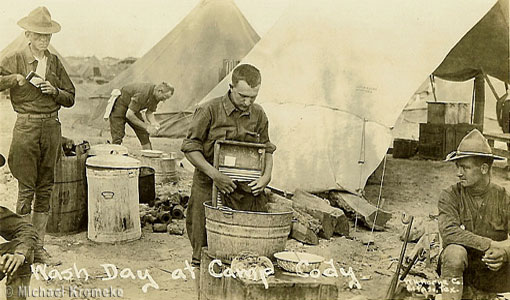 Wash Day At Camp Cody