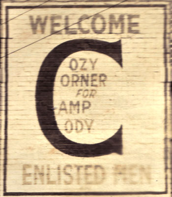 Cozy Corner For Camp Cody Sign