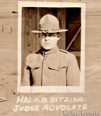 Maj. H. R. Bitzing - Judge Advocate