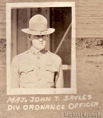 Maj. John T. Sayles - Div. Ordnance Officer