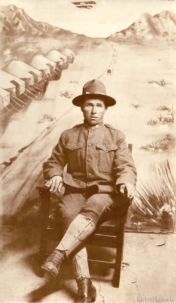 Studio Portrait at Camp Deming, New Mexico