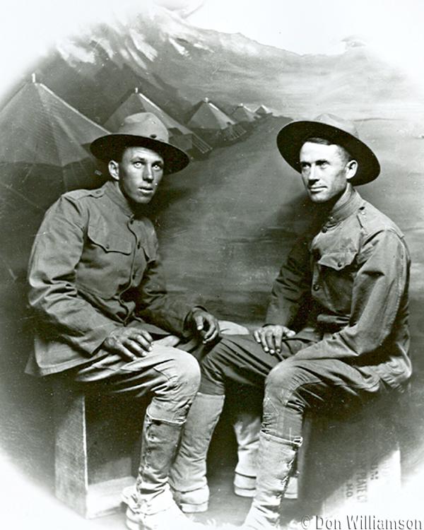 Studio Portrait at Camp Deming, New Mexico