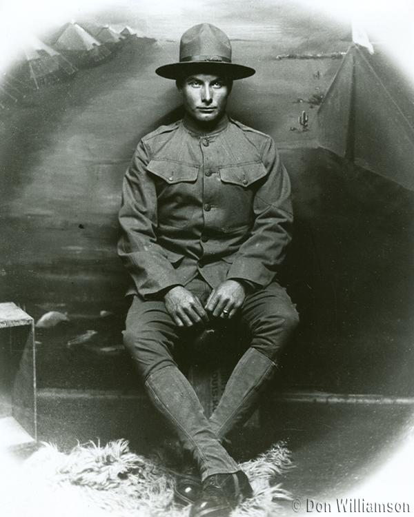 Studio Portrait at Camp Deming, New Mexico