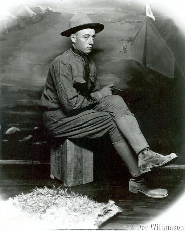 Studio Portrait at Camp Deming, New Mexico