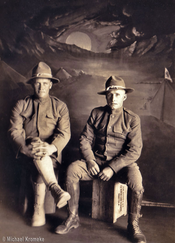 Studio Portrait at Camp Deming, New Mexico