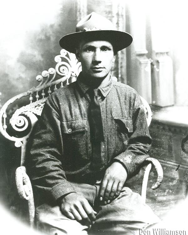 Studio Portrait at Camp Deming, New Mexico