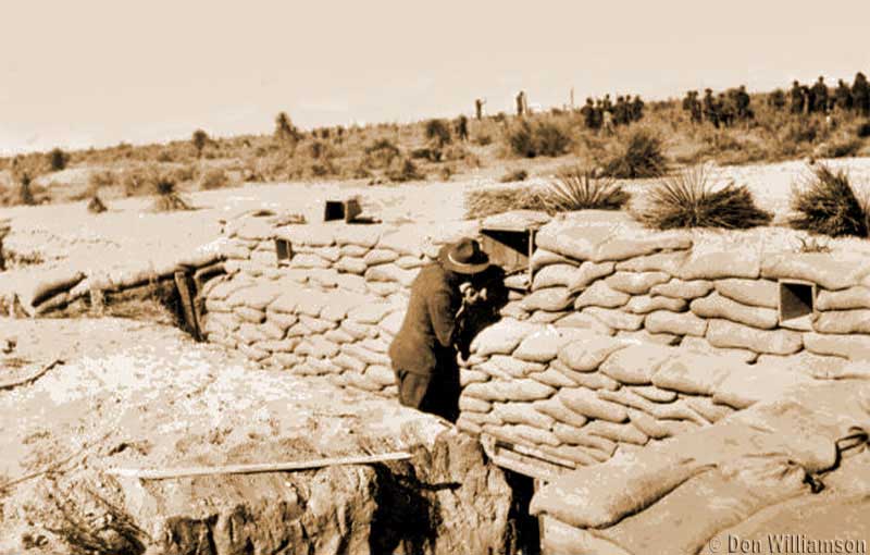 Practice Trenches at Camp Cody - Deming, New Mexico