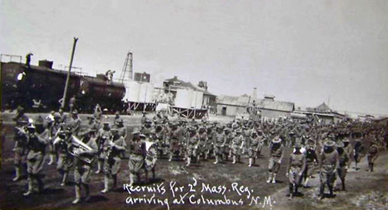 Recruits For 2nd Mass Reg Arriving At Columbus, New Mexico
