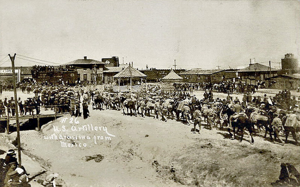 U.S. Artillery Withdrawing From Mexico - Columbus, New Mexico