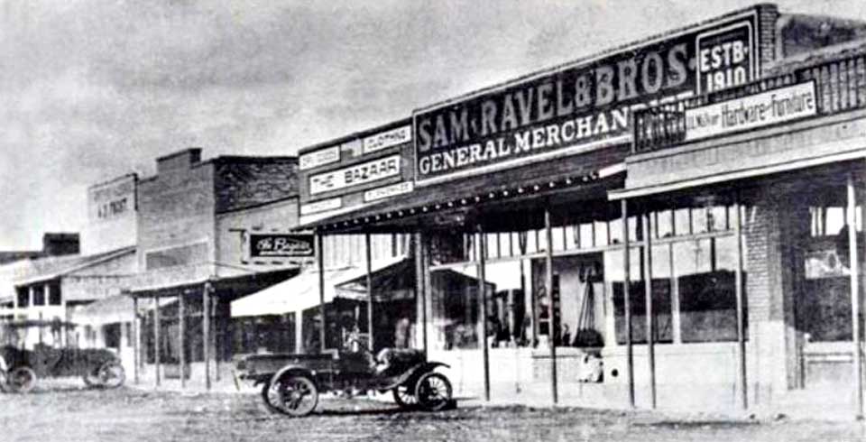 Sam Ravel & Bros. - General Merchandise Store - Estb. 1910 - Columbus, New Mexico