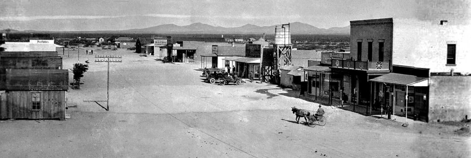 Street Scene In Columbus, New Mexico - 1916