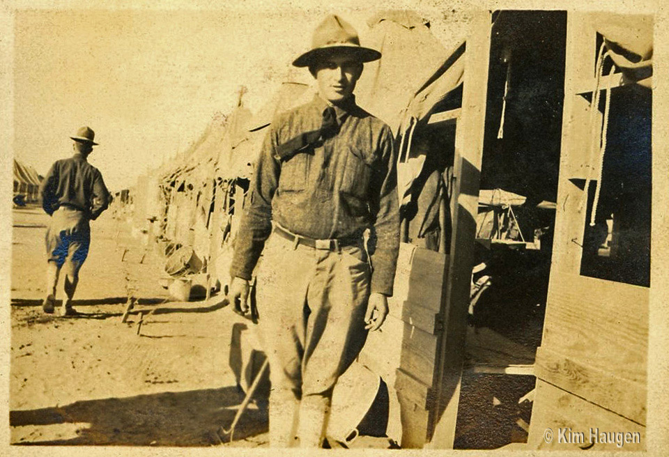 Elwin Crawford at Camp Cody - Deming, New Mexico