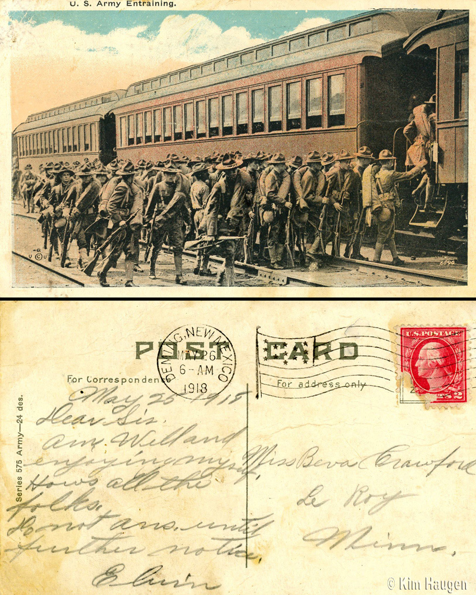 Elwin Crawford at Camp Cody - Deming, New Mexico