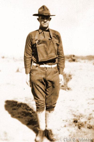 Harry G. Johnson at Camp Cody, New Mexico