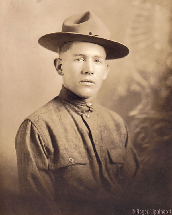 Homer Lippincott at Camp Deming, New Mexico