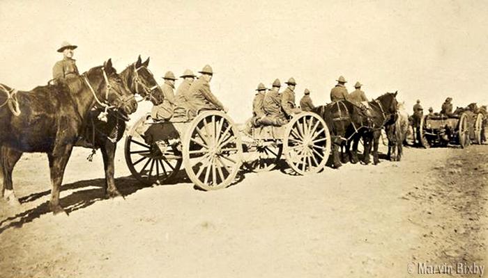 Battery F - 126th F.A. 34th Division - Deming, New Mexico