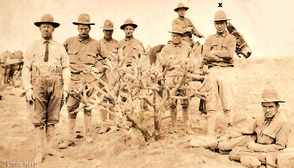 Thorvald Nielsen at Camp Cody, New Mexico